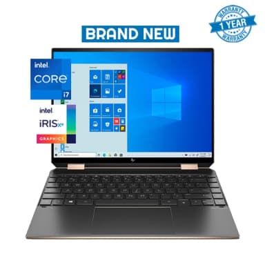 HP Spectre x360 13 Convertible Laptop – Core i7, 16GB RAM, 512GB SSD, 13.3" FHD Touch, Windows 11 – Gem Cut Design (Model: EA0131NA)