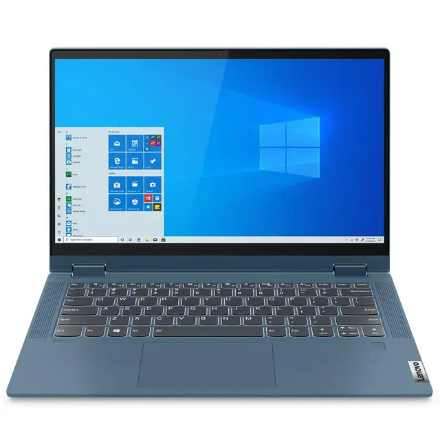 Lenovo IdeaPad Flex 5 2-in-1 laptop modes demonstration