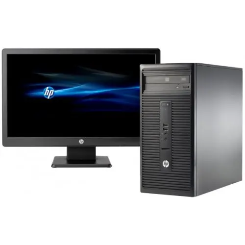 HP 800 G2 Desktop - Pentium Dual Core, 4GB RAM, 500GB HDD + 18.5-inch Monitor (Keyboard/Mouse) - FreeDOS - Complete Office PC - price sh. 42,999