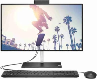 HP All-in-One 24-CB1021NH | Intel Core i5-1235U | 8GB RAM | 256GB SSD | 23.8" FHD Display | Intel Iris Xe | FreeDOS | Bundle AIO PC