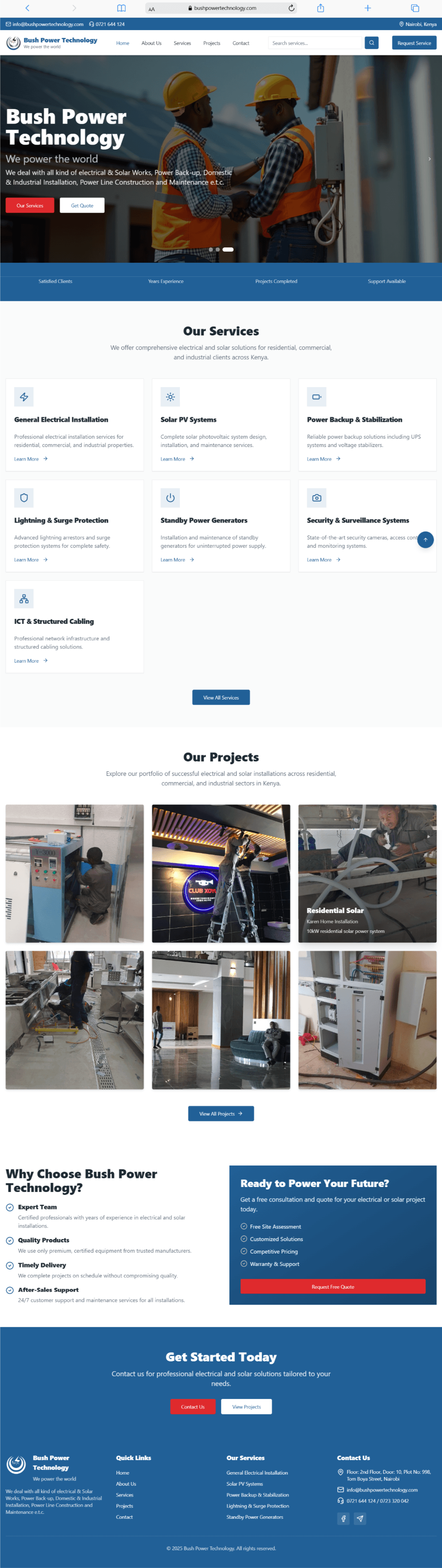 BushPower Technology | Solar Panel E-commerce