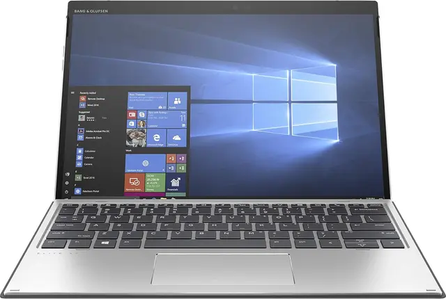 Close-up view of HP Elite X2 G4 13" Tablet PC – 8th Gen Intel Core i5, 8GB RAM, 256GB SSD, Bang & Olufsen Audio, Windows 10/11 Pro, Ex-UK (6-Month Warranty).