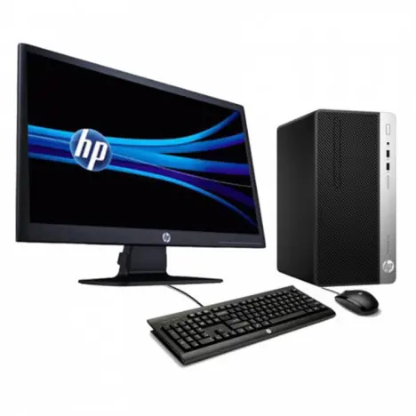 Close-up view of HP ProDesk 400 G5 MT - i5-8500, 4GB RAM, 1TB HDD + 18.5" TFT Monitor - Business Desktop with 1 Year Warranty