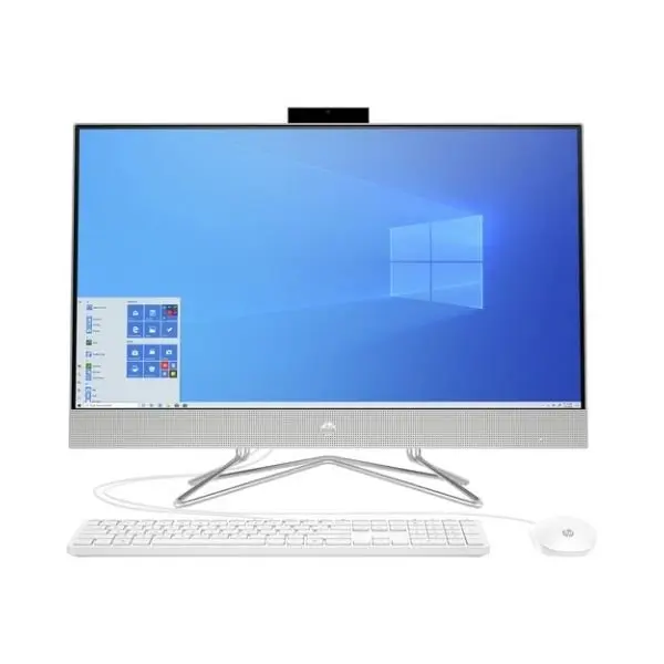 Close-up view of HP 24-DF1035NY AIO Desktop PC | 10th Gen Intel Core i5 | 4GB RAM | 1TB HDD | 23.8" FHD | DVD-RW | Webcam | FreeDOS | 1-Year Warranty