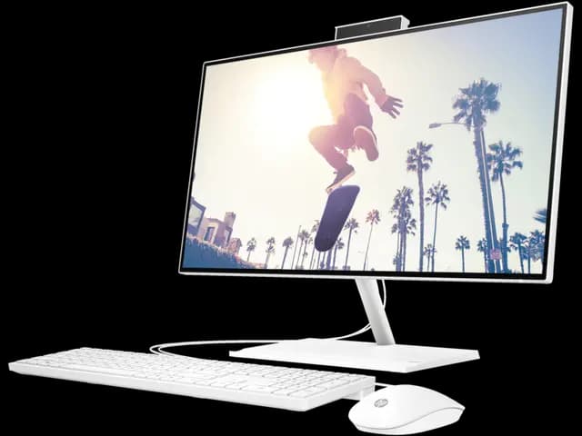 HP All-in-One 24-cb1023nh - Intel Core i5, 8GB RAM, 512GB SSD, 23.8-inch FHD Touch, MX450 GPU - Space-Saving Desktop PC - price sh. 94999 - alternate view