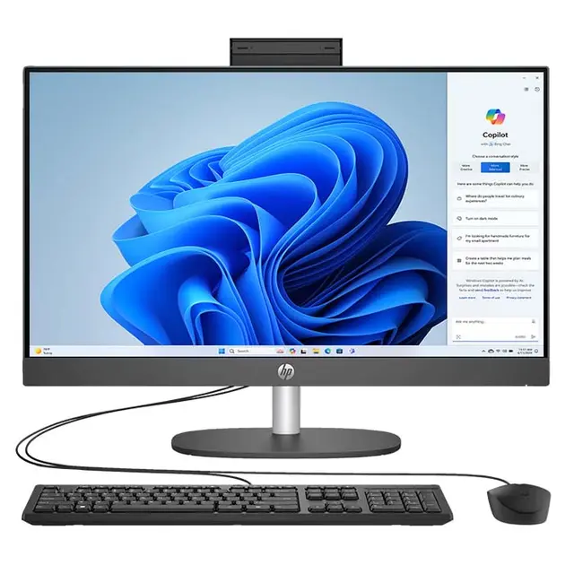 HP ProOne 240 G10 AIO Desktop - Intel Core i5-1335U, 8GB RAM, 512GB SSD, 23.8-inch FHD, 5MP Cam - Business Ready - price sh. 91,999