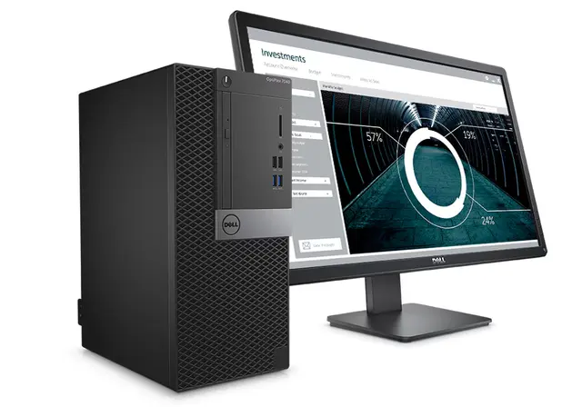 Dell Optiplex 7040 SFF Desktop - i5-6500, 8GB RAM, 500GB HDD + 20-inch Dell Monitor - Complete Office PC Setu - price sh. 26,999